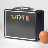 VOTE 本 子宮 LGBT サポート メタルランチボックス (インサイチュ)
