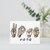 Vote ASL インビテーションポストカード (スタンド正面)