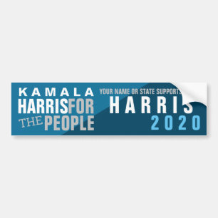 Vote Blue 2 Kamalaハリスの2020年の大統領の調子 バンパーステッカー