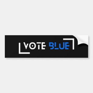 Vote Blue Customizable バンパーステッカー