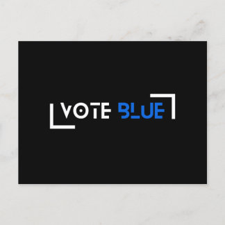 Vote Blue Customizable ポストカード