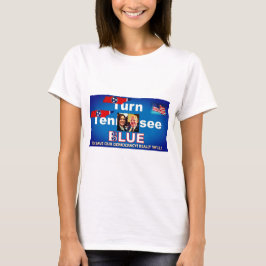 Vote Blue Harris Walz Tシャツ