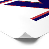 Vote Blue Reist 2024バリューポ大統領のスター ポスター (角)