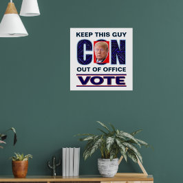 Vote Blue Reist 2024バリューポ大統領のスター ポスター