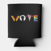 VOTE Books 子宮 LGBT サポート 缶クーラー (正面)