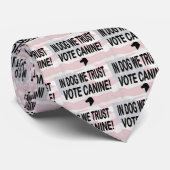 Vote Dog with American Flag ネクタイ (ロール)