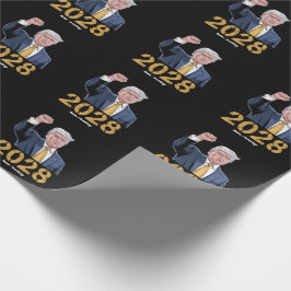 Vote Donald Trump 2028プロトランプ米国国旗 ラッピングペーパー