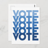 Vote Elections Voting Rights Voter Politics ポストカード (正面/裏面)