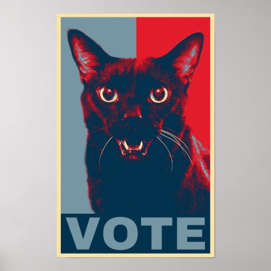 VOTE, featuring Manny Halloween Cat ポスター (正面)