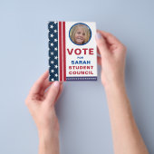 Vote for Class President: American colors チラシ (手)