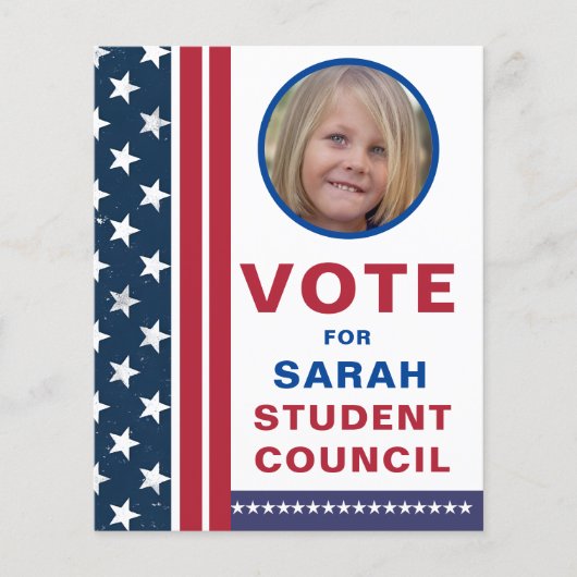 Vote for Class President: American colors チラシ (正面)