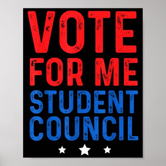 Vote For Me Student Council  ポスター (正面)