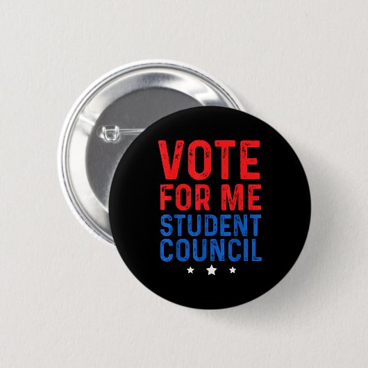 Vote For Me Student Council  缶バッジ (正面&裏面)