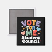 Vote For Me Student Council Vibes School Election  マグネット (正面/裏面)