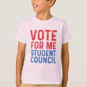 Vote for Me Student Council Vibes School Tシャツ (正面)