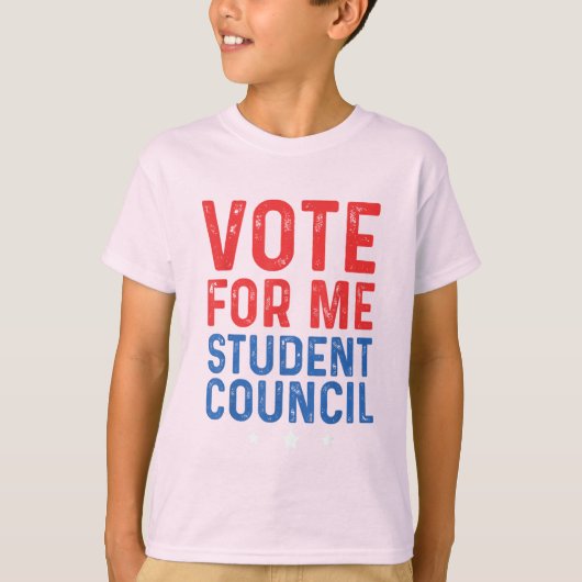 Vote for Me Student Council Vibes School Tシャツ (正面)