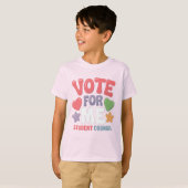 Vote for Me Student Council Vibes School Tシャツ (正面フル)