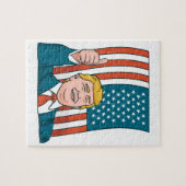 vote for Trump 2024 ジグソーパズル (横)