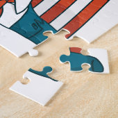 vote for Trump 2024 ジグソーパズル (側面)