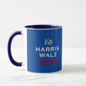 Vote HARRIS WALZ 2024キャンペーン マグカップ (左)