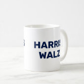 Vote Harris Walz 2024 コーヒーマグカップ (正面右)