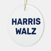 Vote Harris Walz 2024 セラミックオーナメント (左)
