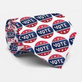 VOTE I Voted Sticker 2020 Election Day USA Voting ネクタイ (ロール)