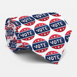 VOTE I Voted Sticker 2020 Election Day USA Voting ネクタイ