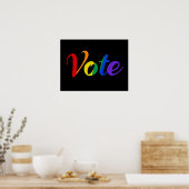 Vote in Rainbow ポスター (キッチン)