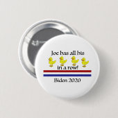 Vote Joeバイデン氏2020 缶バッジ (正面&裏面)