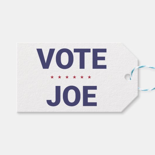 Vote Joe（2020年米国選挙） ギフトタグ (正面(横))