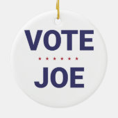 Vote Joe(2020年米国選挙) セラミックオーナメント (裏面)