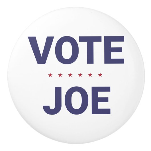 Vote Joe（2020年米国選挙） セラミックノブ (正面)