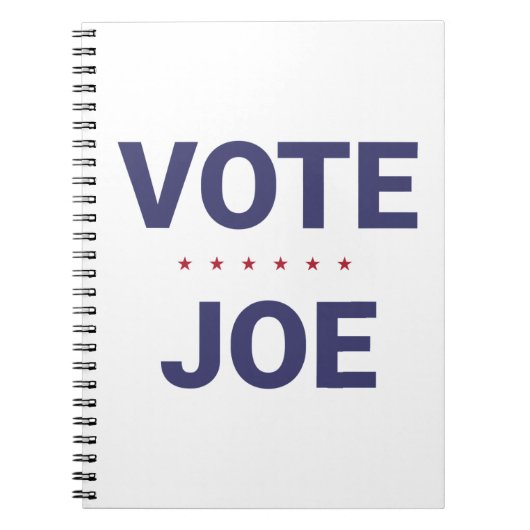 Vote Joe（2020年米国選挙） ノートブック (正面)