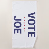 Vote Joe（2020年米国選挙） ビーチタオル (正面)