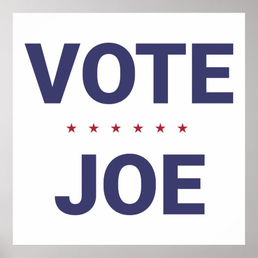 Vote Joe(2020年米国選挙) ポスター (正面)