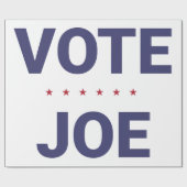 Vote Joe（2020年米国選挙） ラッピングペーパー (フラット)