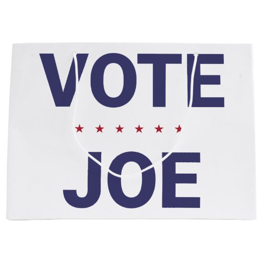 Vote Joe（2020年米国選挙） ラージペーパーバッグ (正面)