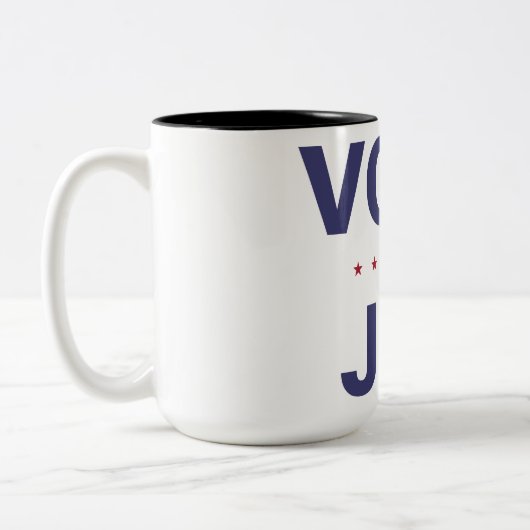 Vote Joe(2020年米国選挙、民主党) ツートーンマグカップ (左)