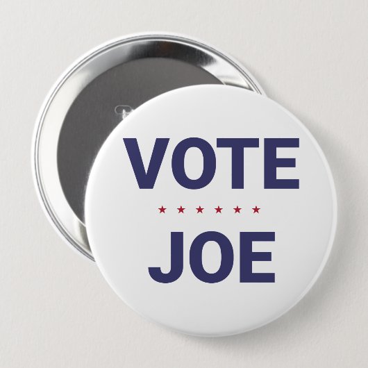 Vote Joe（2020年米国選挙、民主党） 缶バッジ (正面&裏面)