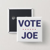 Vote Joe（2020年米国選挙） 缶バッジ (正面&裏面)