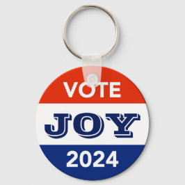Vote Joy 2024 Harris Walz キーホルダー
