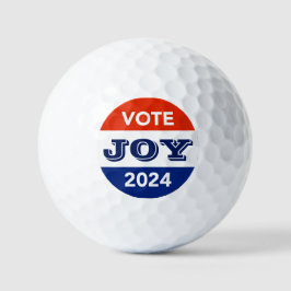 Vote Joy 2024 Harris Walz ゴルフボール