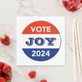 Vote Joy 2024 Harris Walz スタンダードランチョンナプキン (インサイチュ)