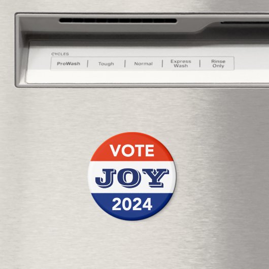 Vote Joy 2024 Harris Walz マグネット (インサイチュ (食洗機))