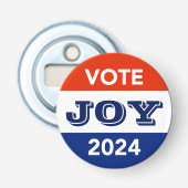 Vote Joy 2024 Harris Walz 栓抜き (正面)