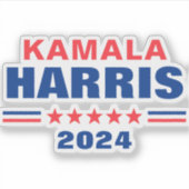 Vote Kamala Harris 2024キャンペーンビニールデカール シール (正面)