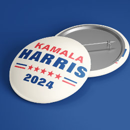Vote Kamala Harris 2024選挙ピンバックボタン 缶バッジ