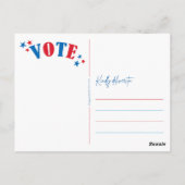 Vote Like A Lady ポストカード (裏面)