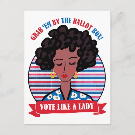 Vote Like A Lady ポストカード (正面)